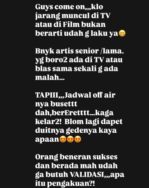 Jarang Muncul di TV, Aming Buka Fakta Mengejutkan tentang Bukan Soal Tidak Laku!