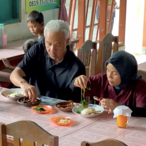 ganjar traktir makan bocil