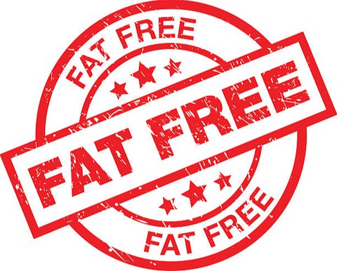 label fat free