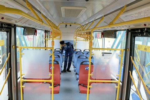 FOTO: Penampakan Ratusan Bus Listrik Baru TransJakarta, Siap Beroperasi Mulai Besok