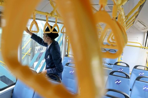 FOTO: Penampakan Ratusan Bus Listrik Baru TransJakarta, Siap Beroperasi Mulai Besok