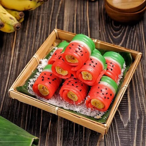 Ilustrasi kue lapis tepung beras/Copyright shutterstock.com/id/g/tehcheesiong