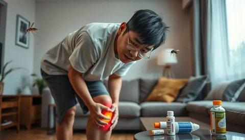 ciri penyakit asam urat pada kaki Ilustrasi dibuat AI