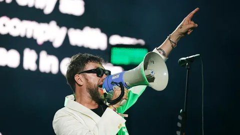 Band Oasis jelang konser di Hong Kong (25/2/2006). (AFP/MIke Clarke)