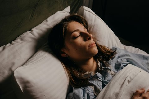 Ilustrasi tidur.