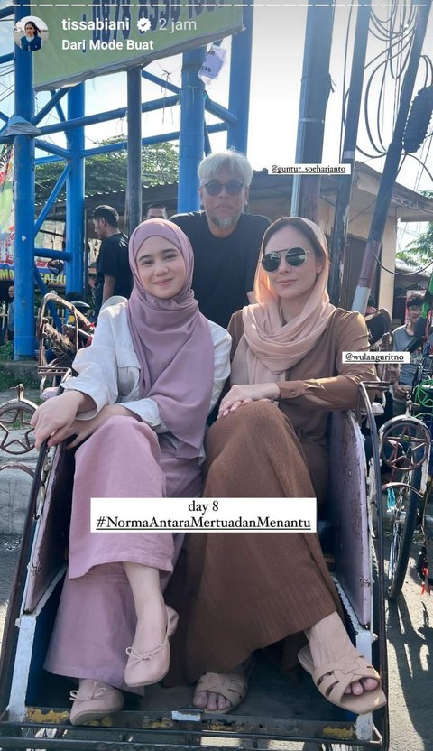 Berhijab untuk Keperluan Syuting Film, Tissa Biani Dipuji Cantik dan Mendadak Dipanggil Ukhti