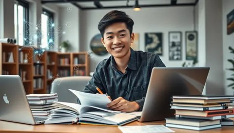 tips cepat menghafal Ilustrasi dibuat AI