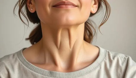 Temukan 5 cara efektif untuk mengencangkan kulit leher yang kendur, mulai dari perawatan skincare hingga gaya hidup sehat, agar kulit leher tetap kencang dan tampak awet muda. (Foto by AI)