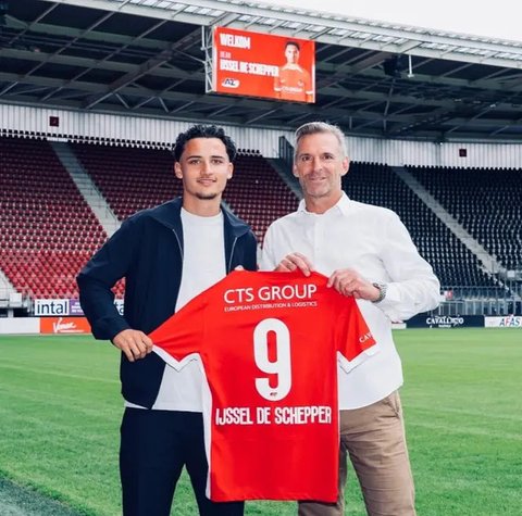 Dean IJssel de Schepper saat ini memperkuat tim muda AZ Alkmaar (Instagram/deanijssel)
