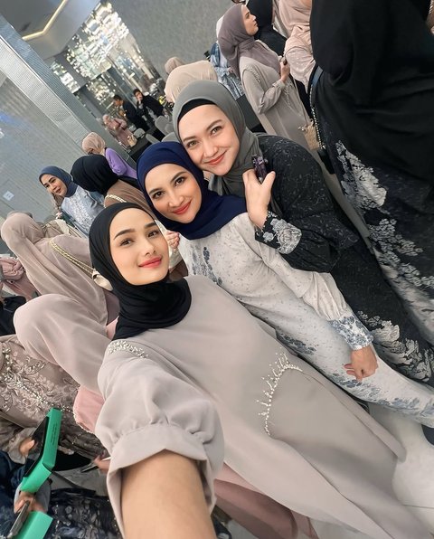 7 Potret Faby Marcelia Bareng Sederet Seleb Berhijab, Senang Bisa Kumpul dengan Circle Positif