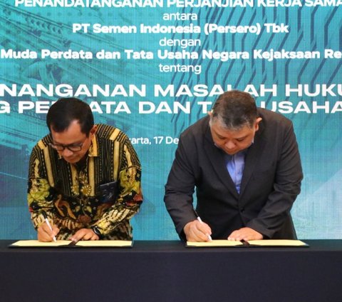 JAM-Datun Kejagung dan PT Semen Indonesia Jalin Kerja Sama Dukung Pembangunan Infrastruktur Nasional