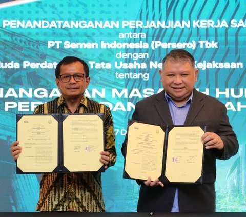 JAM-Datun Kejagung dan PT Semen Indonesia Jalin Kerja Sama Dukung Pembangunan Infrastruktur Nasional