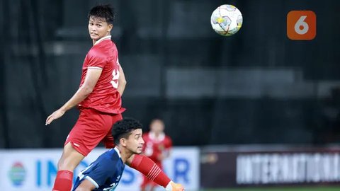 Susunan pemain utama Timnas Indonesia ketika menghadapi Vietnam.