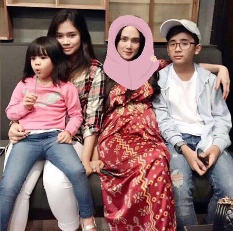 7 Potret Mulan Jameela Kumpul Bareng Keempat Anaknya, Sebut Abis Gaul dengan Teman Sepermainan