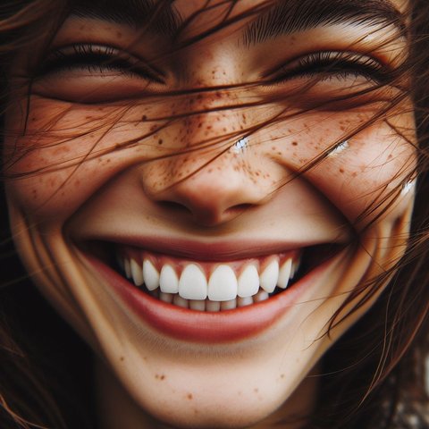 Ilustrasi Tersenyum Bahagia