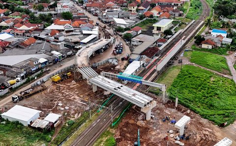 FOTO: Progres Terkini Pembangunan Jalan Layang Tenjo Penghubung Bogor-Tangerang