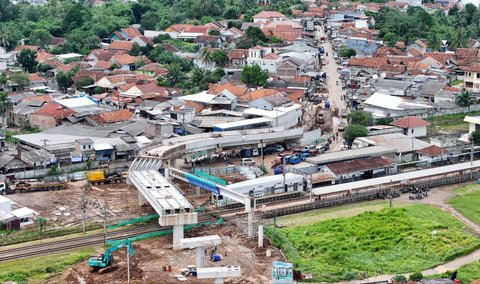 FOTO: Progres Terkini Pembangunan Jalan Layang Tenjo Penghubung Bogor-Tangerang