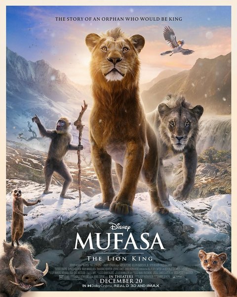 Film Mufasa: The Lion King, Lika Liku Perjalanan Mufasa Jadi Sang Raja Rimba