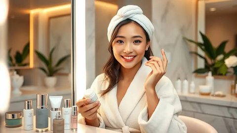 tips merawat kulit wajah Ilustrasi dibuat AI