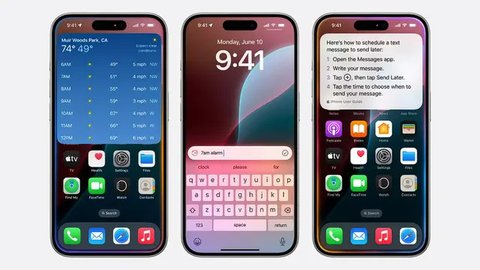 Kehadiran Apple Intelligence yang kini hadir di iOS 18.1. (Dok: Apple Newsroom)