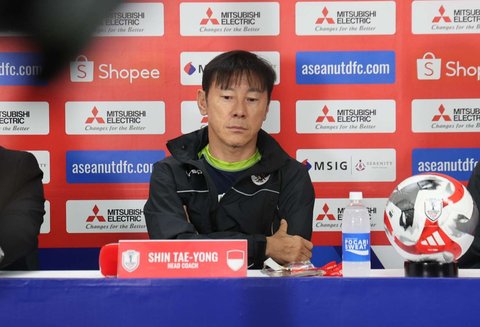 FOTO: Ekspresi Shin Tae-yong Pastikan Timnas Indonesia Mati-Matian Hadapi Filipina di Piala AFF 2024