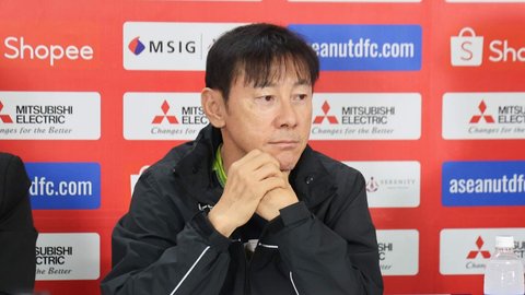 FOTO: Ekspresi Shin Tae-yong Pastikan Timnas Indonesia Mati-Matian Hadapi Filipina di Piala AFF 2024