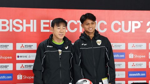 FOTO: Ekspresi Shin Tae-yong Pastikan Timnas Indonesia Mati-Matian Hadapi Filipina di Piala AFF 2024