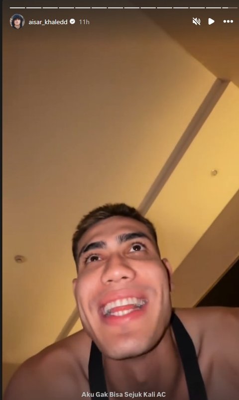 Ternyata Aisar Khaled Tidak Bisa Tidur dengan AC, Pilih Pakai Kipas Angin Meski di Hotel