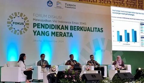 Direktur Agama, Pendidikan dan Kebudayaan, Kementerian PPN/Bappenas, Didik Darmanto, S.Sos., MPA, menyampaikan pentingnya bahasa ibu dalam pendidikan awal dalam Diskusi Pendidikan Dasar (FOKU