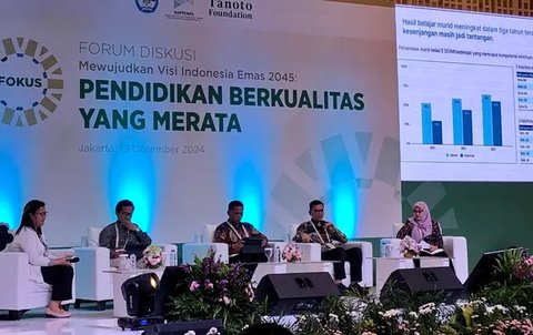 Direktur Agama, Pendidikan dan Kebudayaan, Kementerian PPN/Bappenas, Didik Darmanto, S.Sos., MPA, menyampaikan pentingnya bahasa ibu dalam pendidikan awal dalam Diskusi Pendidikan Dasar (FOKU