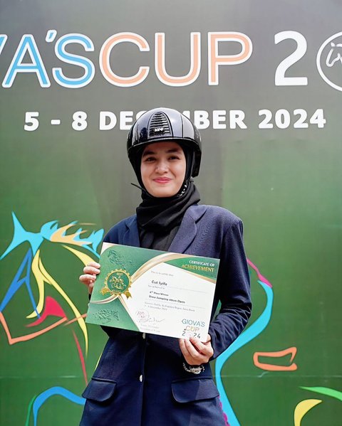 7 Potret Cut Syifa Ikut Kompetisi Berkuda, Dapat Banyak Ucapan dari Netizen