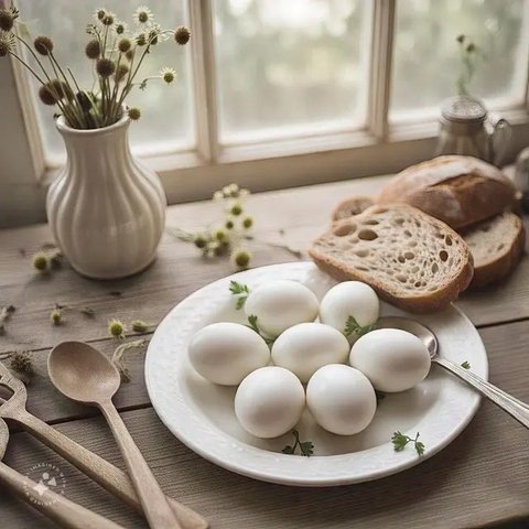 Telur Rebus by Meta AI