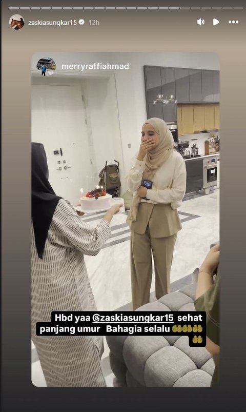 Setelah Dirayakan di Bali, Zaskia Sungkar Kembali Dapat Kejutan Ulang Tahun