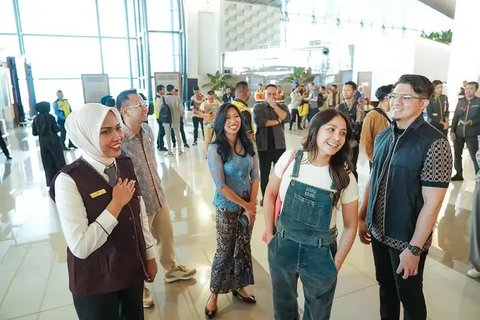 Nagita Slavina disebut saltum saat kunjungan Terminal 3 Bandara Soekarno Hatta [@raffinagita1717]