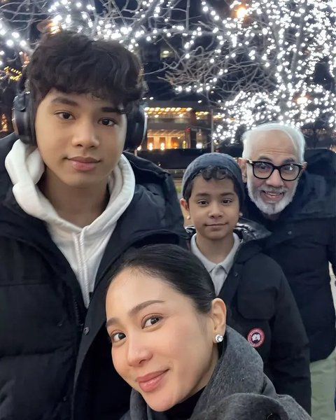 Potret 6 Keluarga Artis Liburan Akhir Tahun di Luar Negeri. (Sumber: Instagram/ninazatulini22/bungazainal05)