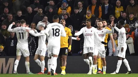 Premier League - Wolverhampton Wanderers Vs Manchester United (Bola.com/Adreanus Titus)