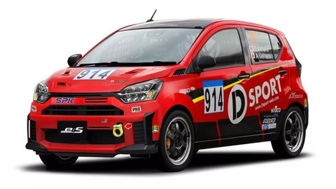 Daihatsu Mira e:S Turbo untuk Rally.