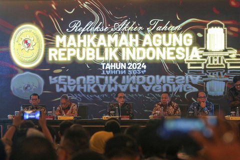 FOTO: Refleksi Akhir Tahun, Mahkamah Agung Paparkan Capaian Kinerja Sepanjang 2024