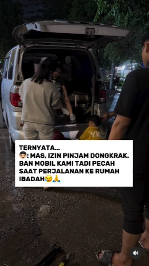 Keluarga Kristen Datangi Masjid karena Ban Mobil Pecah saat Mau ke Gereja