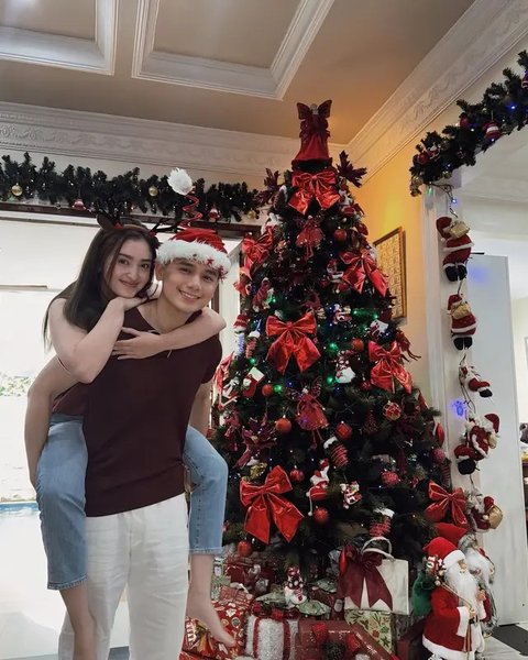 Potret Pasangan Artis di Momen Natal 2024. (Sumber: Instagram/lyodraofficial/fadlymaudygalery)