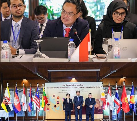 Kejagung Hadiri Pertemuan Pembentukan Badan Jaksa ASEAN di Kamboja