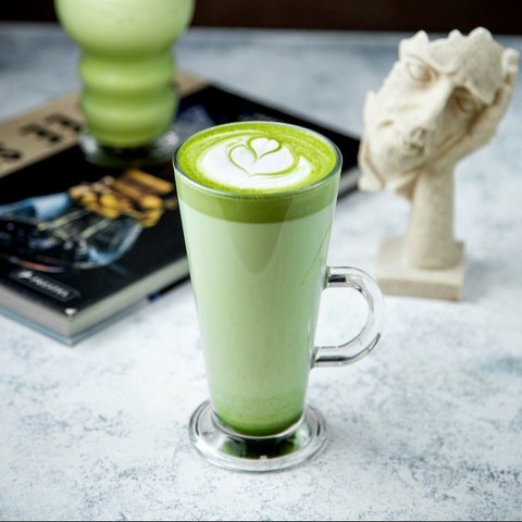 Ilustrasi Matcha Latte