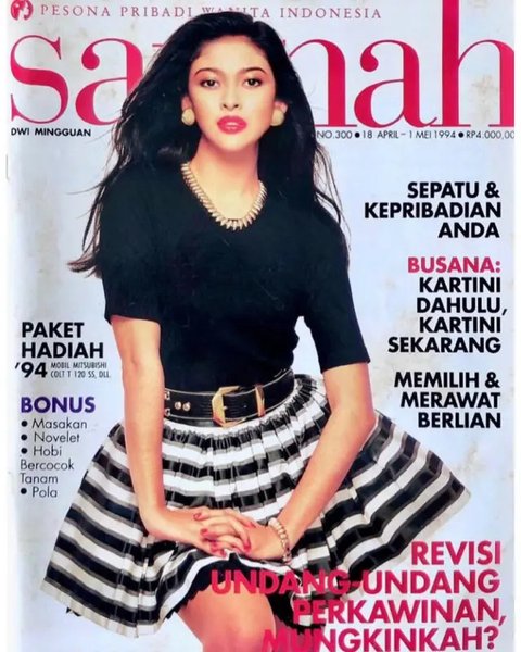 Potret Lawas Indira Sudiro Puteri Indonesia 1992. (Sumber: Instagram/ms.indirasoediro)