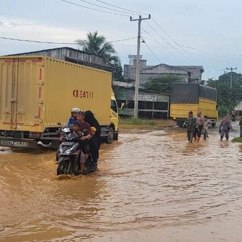 Banjir Landa Tiga Desa di Riau, 700 Rumah Terendam