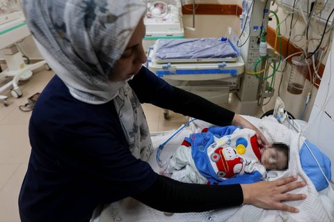 FOTO: Potret Memilukan Bayi di Jalur Gaza Meninggal karena Hipotermia, Tubuhnya Sampai Membeku