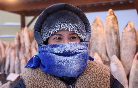 FOTO: Suasana Kota Paling Dingin di Muka Bumi yang Bikin Bulu Mata Membeku, Suhunya Capai Minus 50 Derajat Celcius