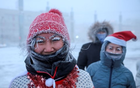 FOTO: Suasana Kota Paling Dingin di Muka Bumi yang Bikin Bulu Mata Membeku, Suhunya Capai Minus 50 Derajat Celcius