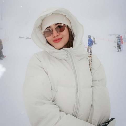 Potret Aaliyah Massaid Liburan dengan Wisata Salju di Jepang (instagram @aaliyah.massaid)