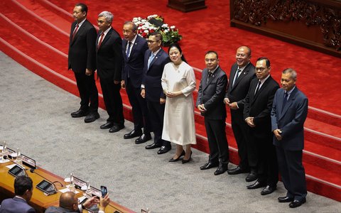 FOTO: Momen Rapat Paripurna DPR Sahkan Pimpinan dan Dewas KPK 2024-2029, Ini Daftarnya