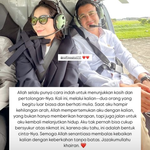 Pesan Menyentuh Tubagus Joddy Untuk Raffi Ahmad dan Nagita Slavina, Dua Orang Berhati Mulia yang Memberikan Harapan Hidup